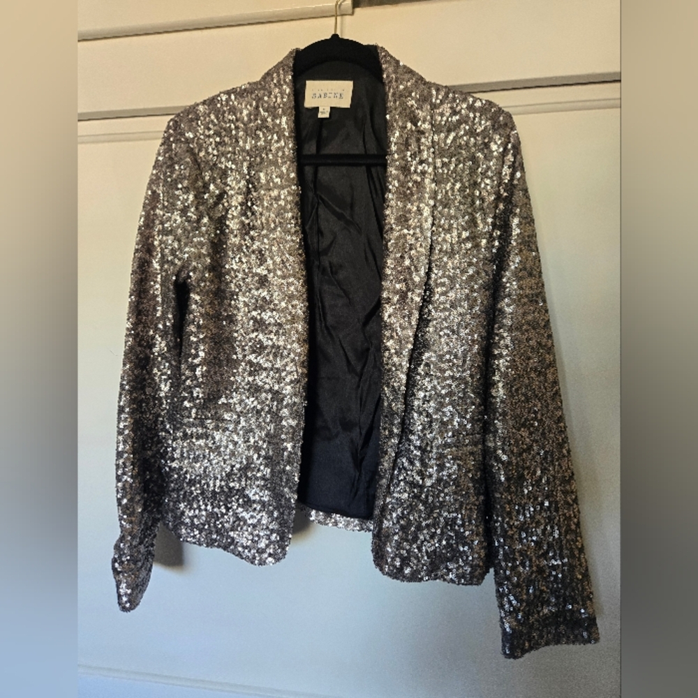 Sabine Sequin Silver Jacket